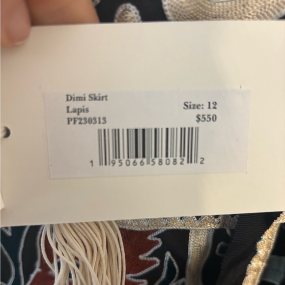 NWT Ulla Johnson Dimi Skirt in Lapis - Picture 5 of 7